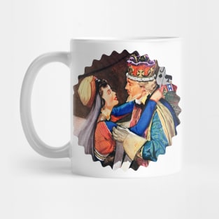 King Queen Retro Vintage Comic Funny Popart Old Scifi Fantasy Mug